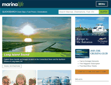 Tablet Screenshot of marinalife.com